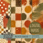 Painted Fall Digital Paper BUNDLE (Not Seamless)