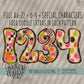 Painted Neons Alpha (4 Sets Aa-Zz, 0-9, Special Characters, Special Shapes)