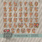Painted Neons Alpha (4 Sets Aa-Zz, 0-9, Special Characters, Special Shapes)