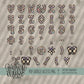Painted Pastels Alpha (4 Sets Aa-Zz, 0-9, Special Characters, Special Shapes)