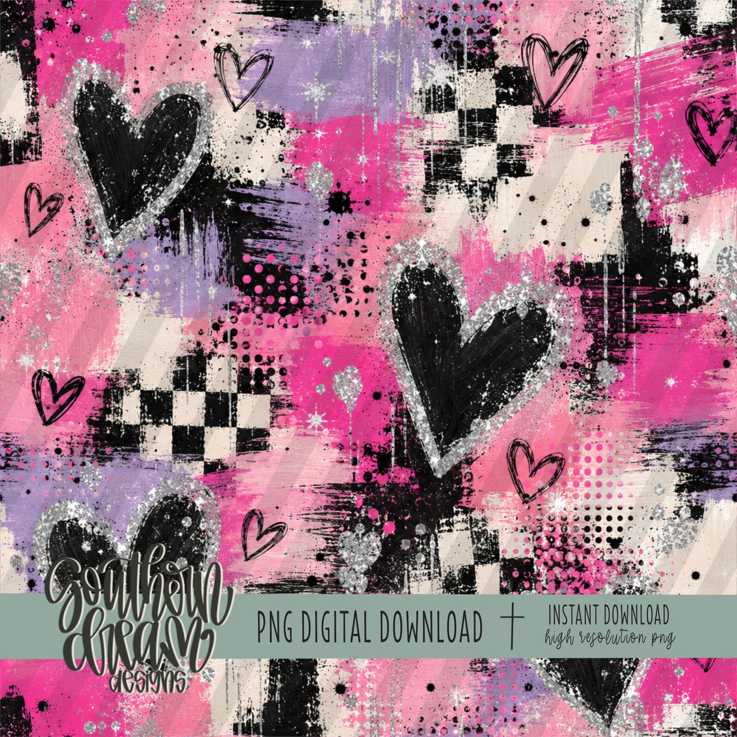 Painted Rebel Digital Paper BUNDLE (Not Seamless)