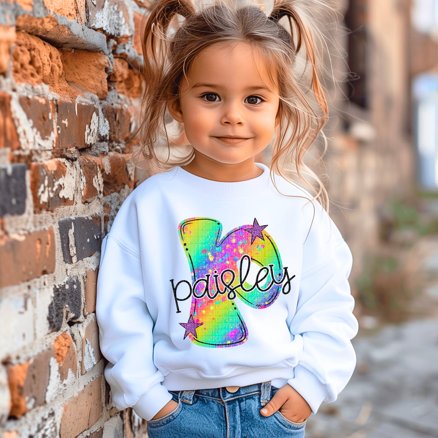 Custom Girl Name Rainbow