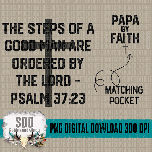 Psalm 37:23; Papa