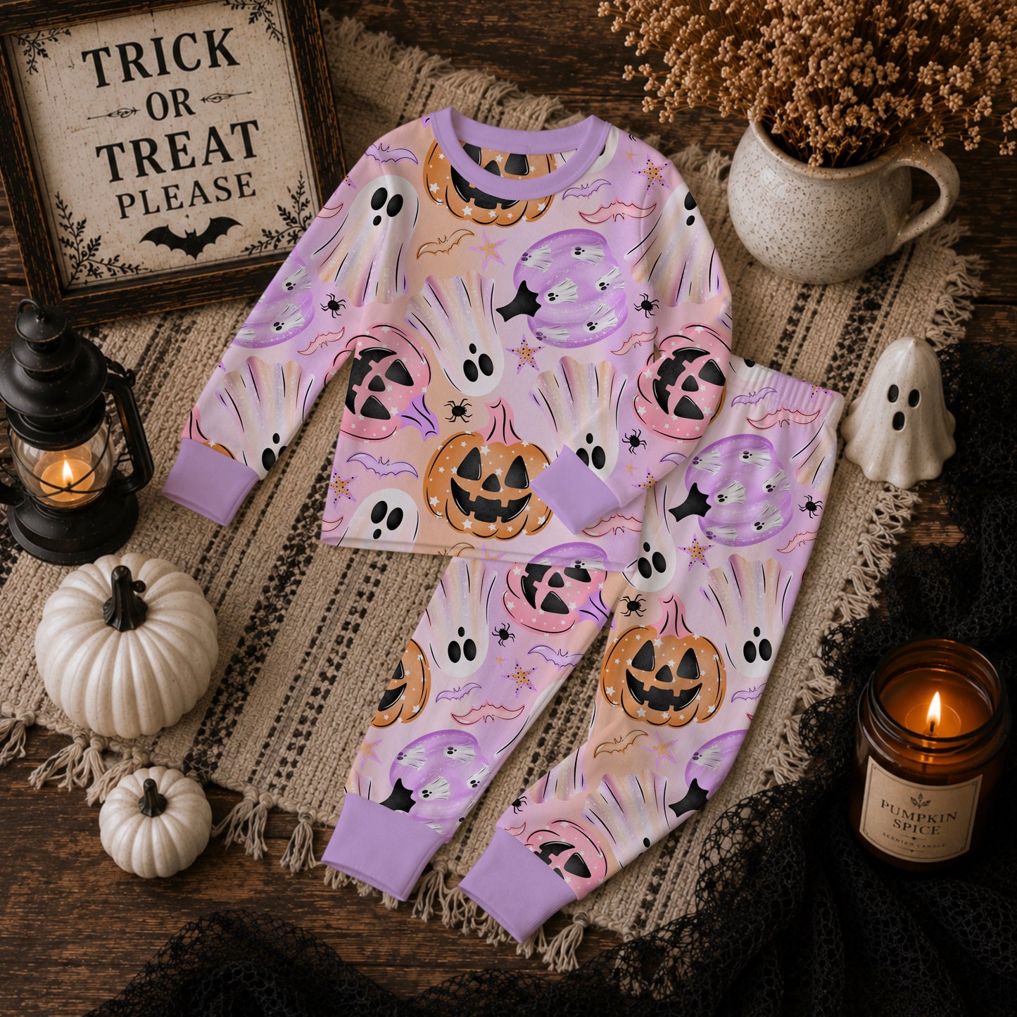 Pastel Halloween Seamless Bundle