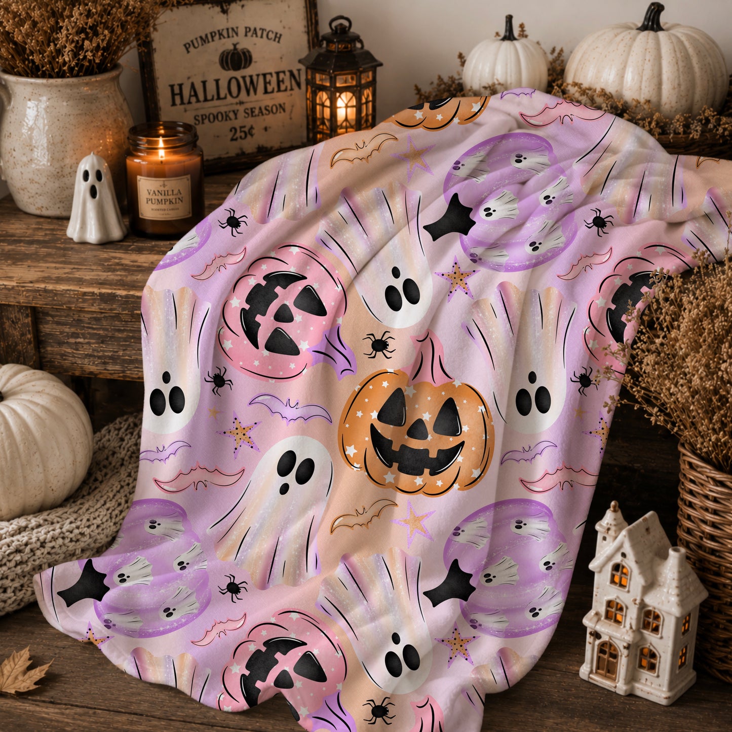 Pastel Halloween Seamless Bundle