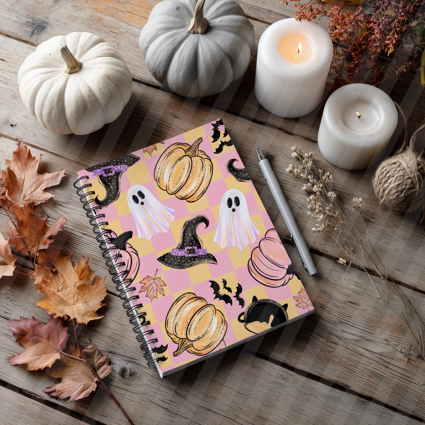 Pastel Fall Halloween Seamless Digital Paper BUNDLE
