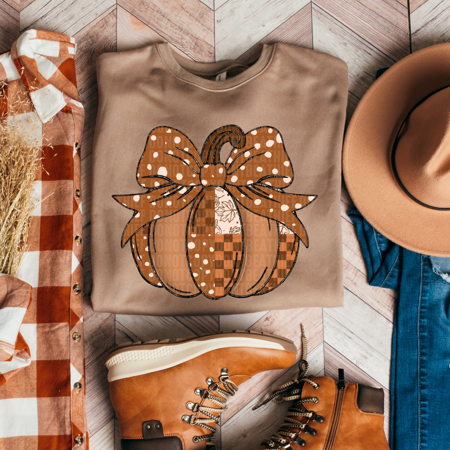 Pumpkin Patchwork Bow