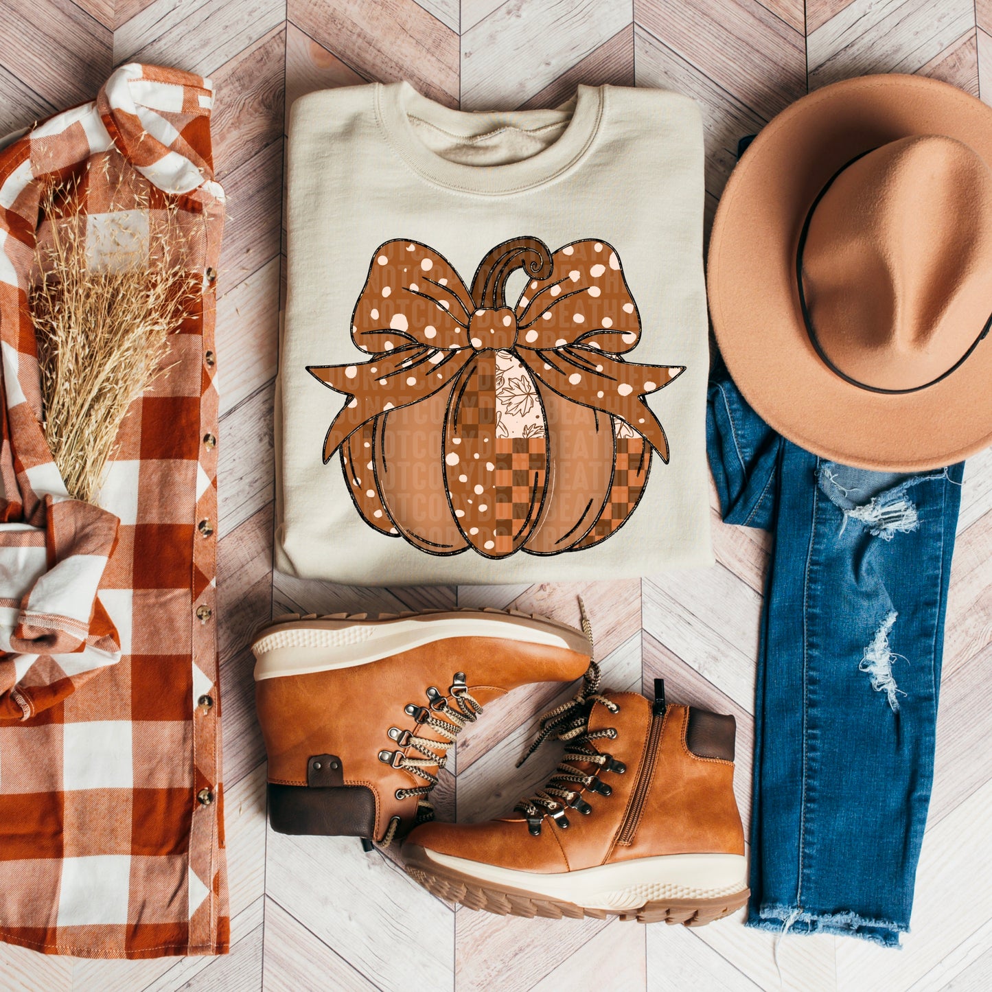 Pumpkin Patchwork Bow