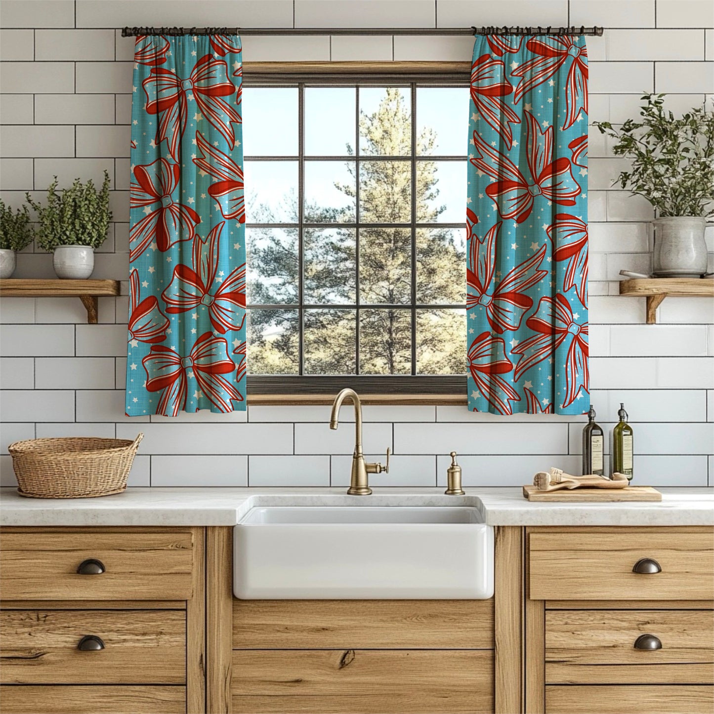 Preppy Patriotic Bows Seamless Bundle