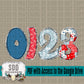 Patriotic Patches & Doodle Alpha (4 Set Uppercase & Lowercase, 0-9, + Special Characters)