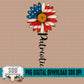 Patriotic Sunflower