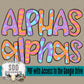 Pattern Pop Alpha (4 Sets Uppercase, Lowercase, 0-9, Special Characters)