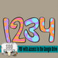 Pattern Pop Alpha (4 Sets Uppercase, Lowercase, 0-9, Special Characters)