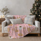 Pink Christmas with Santa Seamless Bundle