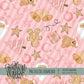 Pink Christmas with Santa Seamless Bundle