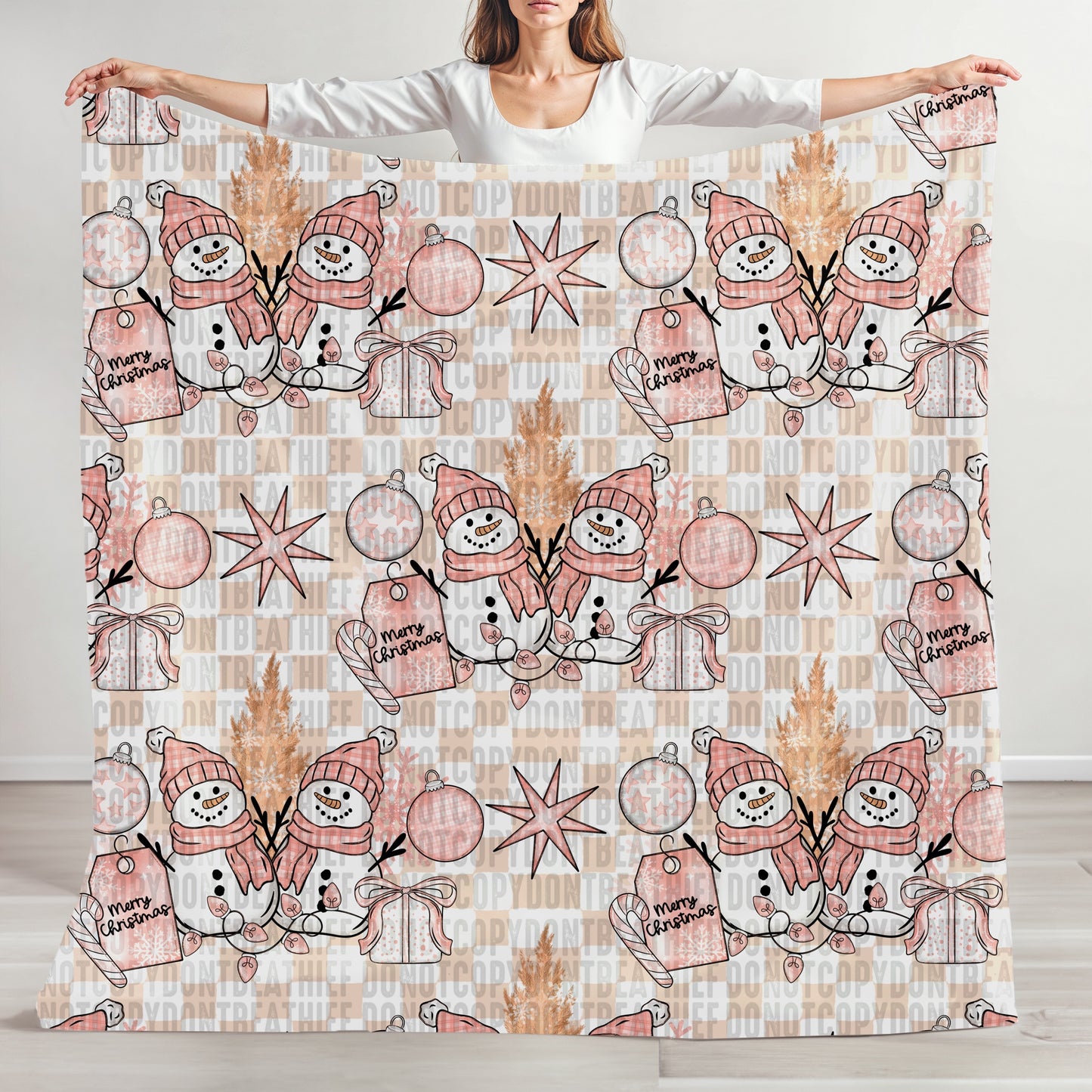 Merry Christmas Snowmen Seamless Bundle