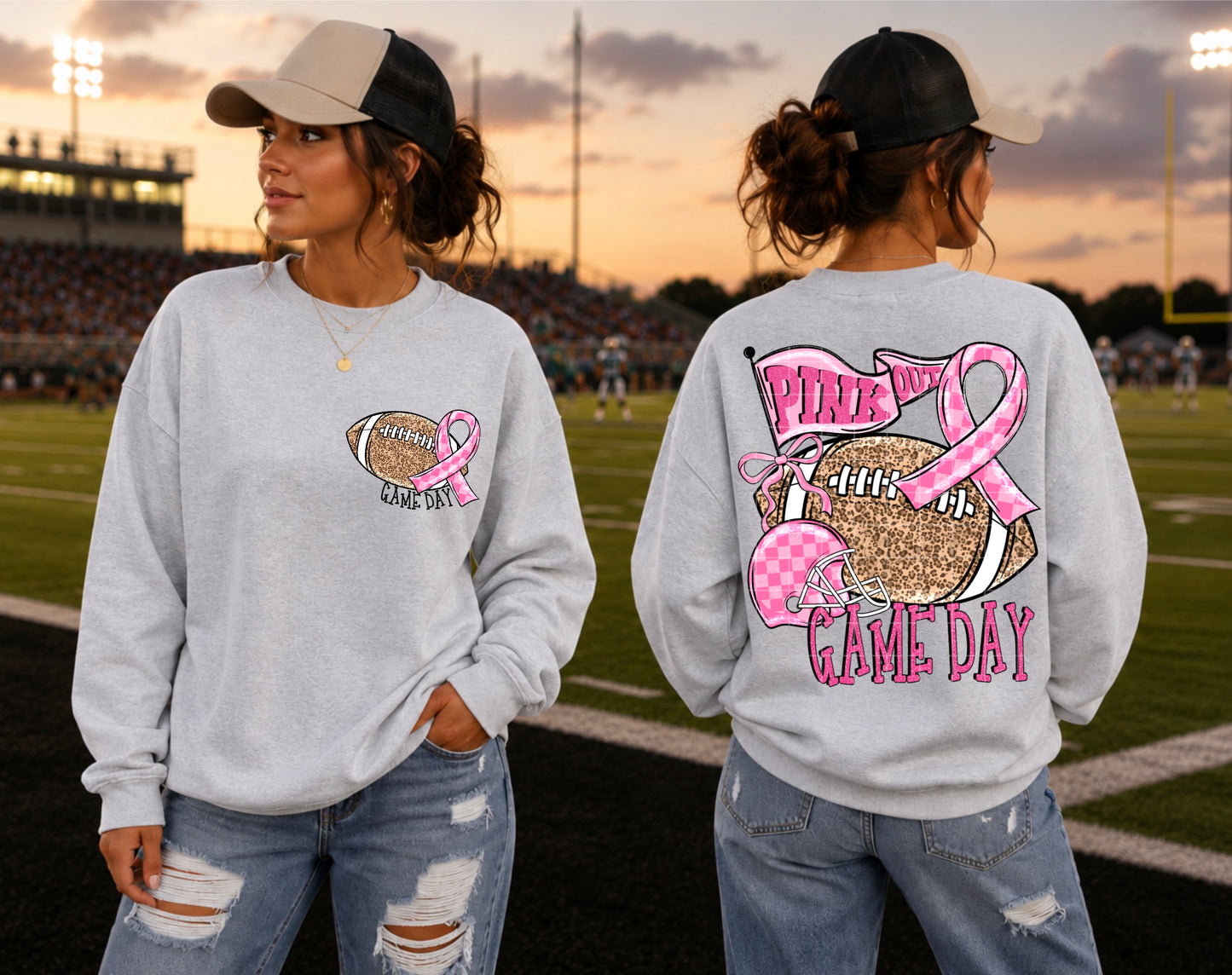 Pink Out Game Day Bundle Football