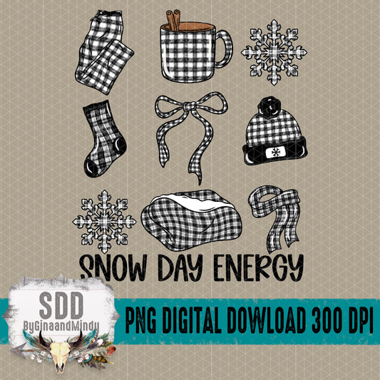 Plaid Snow Day Energy Bundle