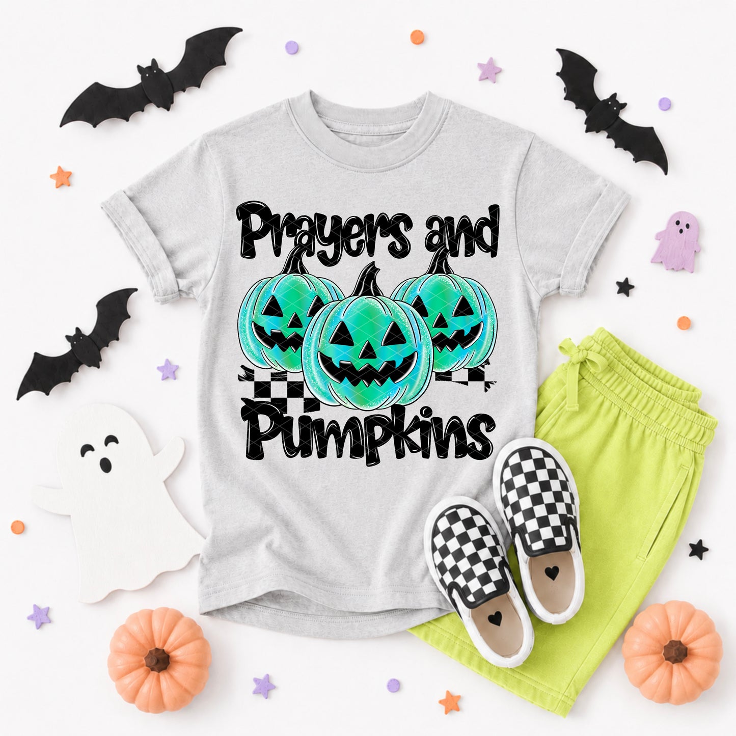 Prayers and Pumpkins; Blue