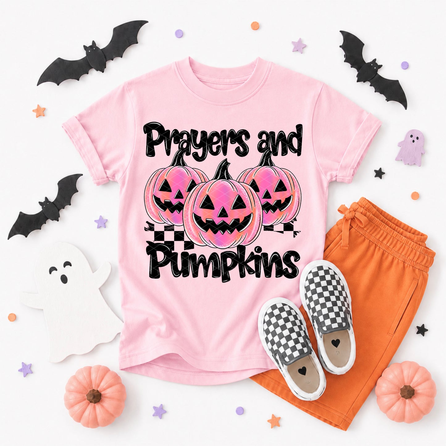 Prayers and Pumpkins; Pink