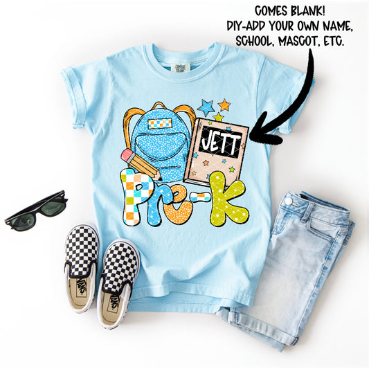 Backpack DIY Collection; Pre-K Boy