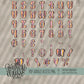 Preppy Halloween Alpha (6 Sets Aa-Zz, 0-9, Special Characters, Special Shapes)