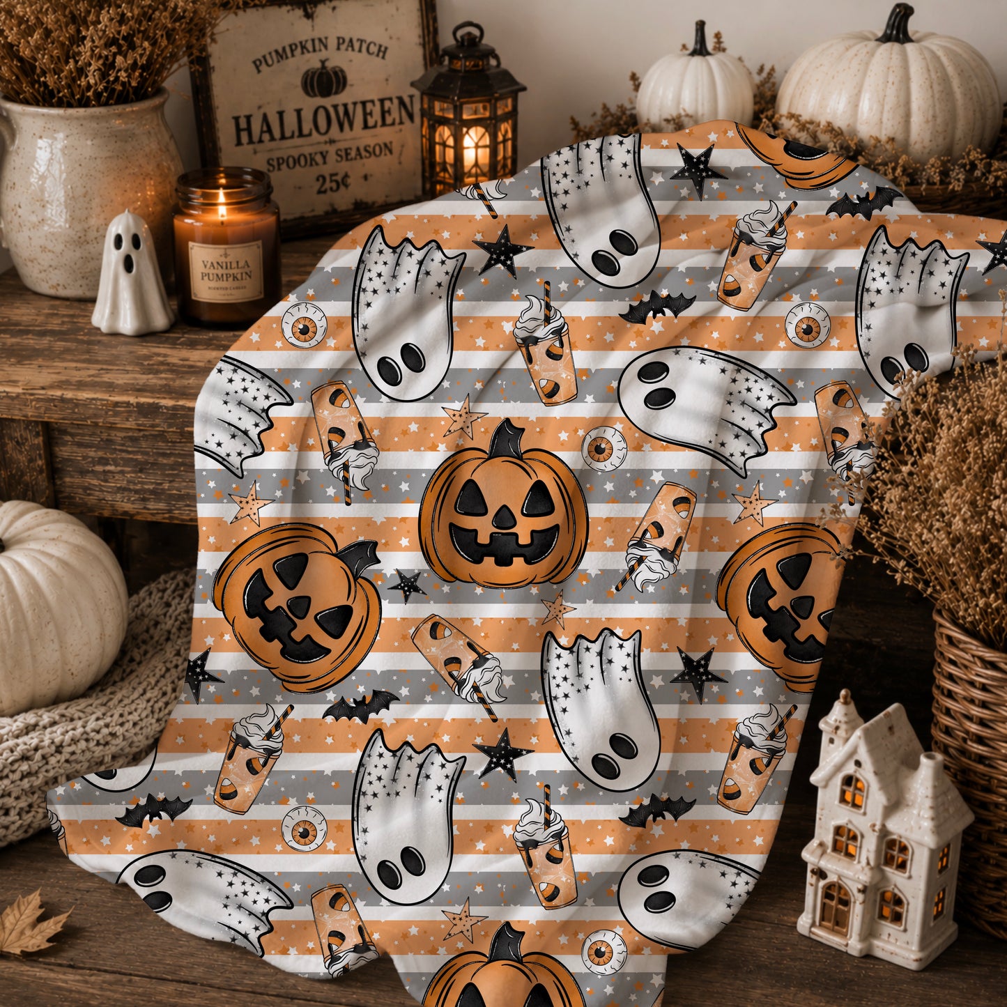 Pumpkin Party Seamless Bundle
