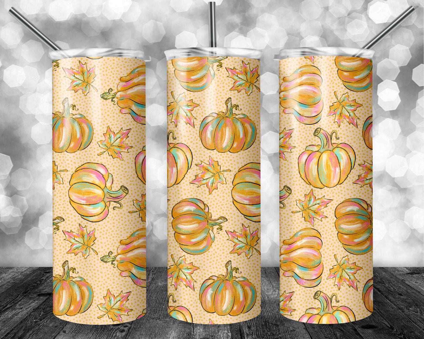 Pumpkin Strokes Seamless Bundle
