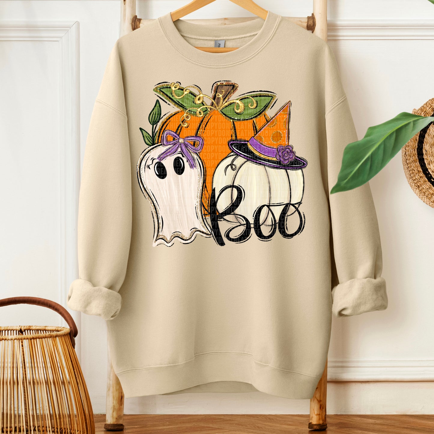 Pumpkin Ghost Boo