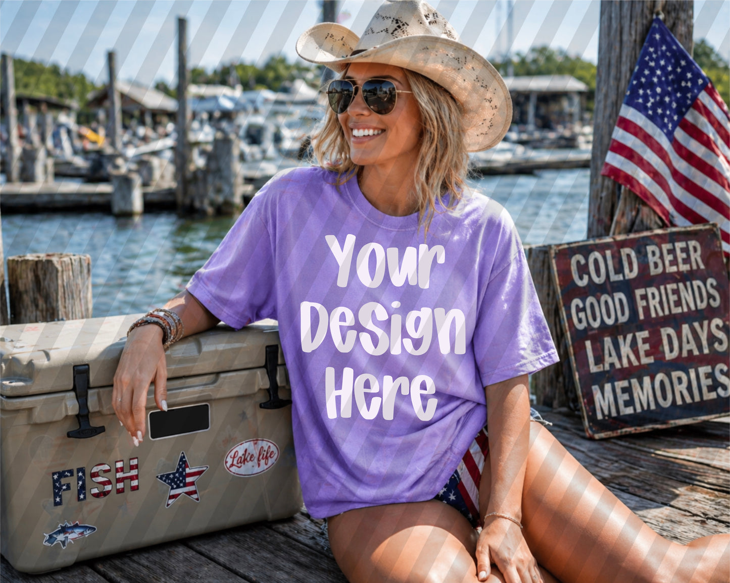 Purple Fishing