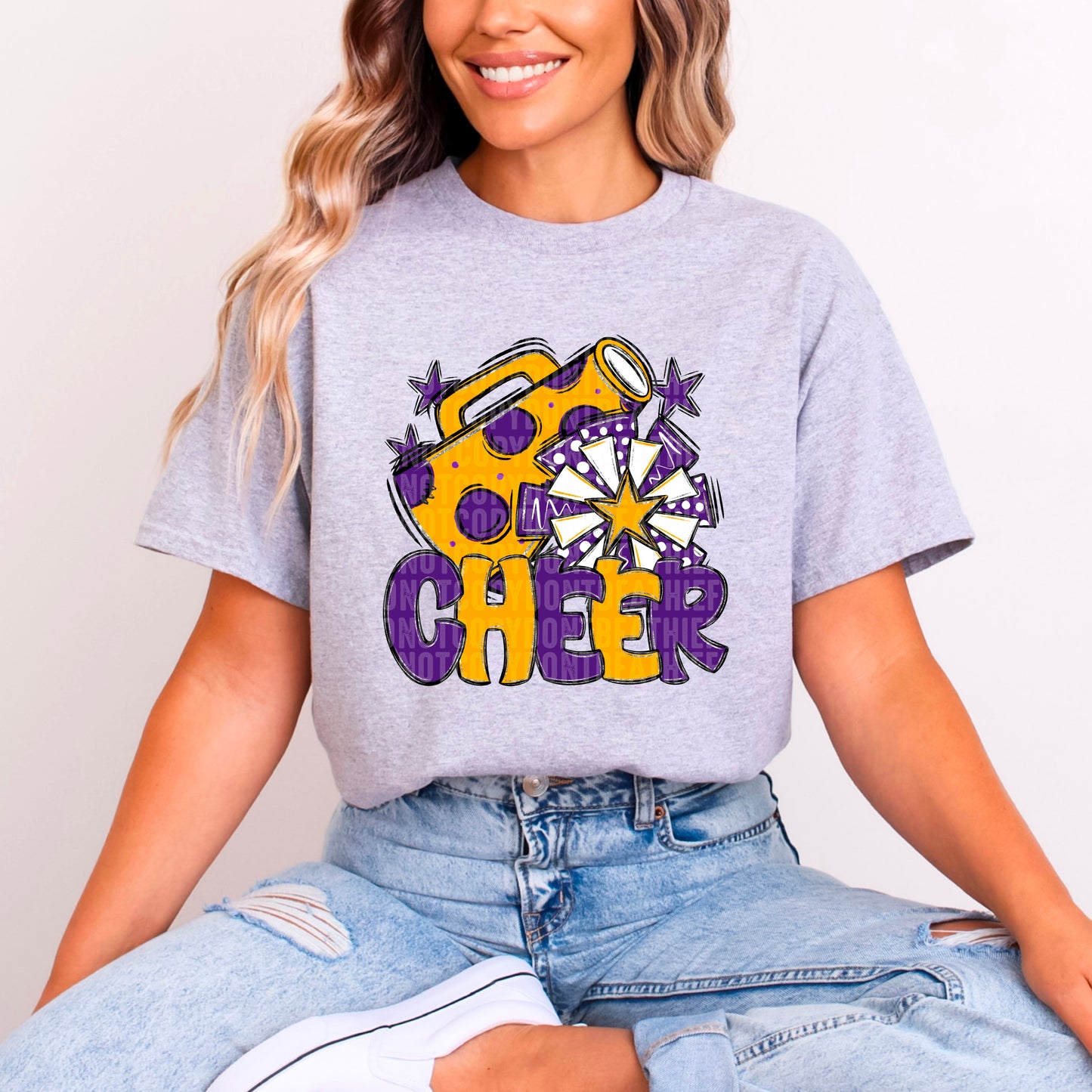 Cheer Bundle; Purple & Yellow Gold