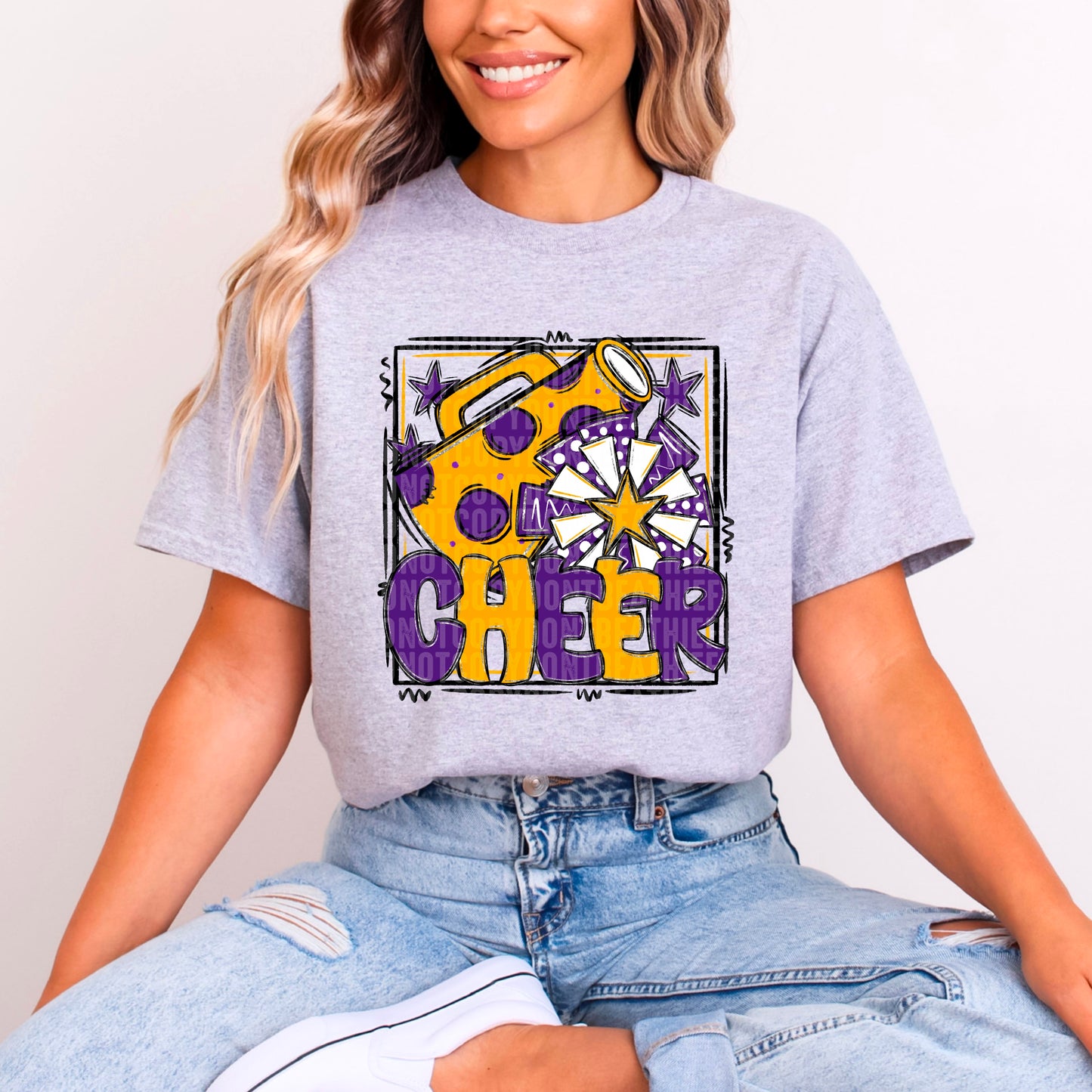 Cheer Bundle; Purple & Yellow Gold