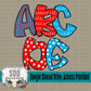 Read Across America Doodle (5 Sets Uppercase, Lowercase, Numbers, & Special Characters)