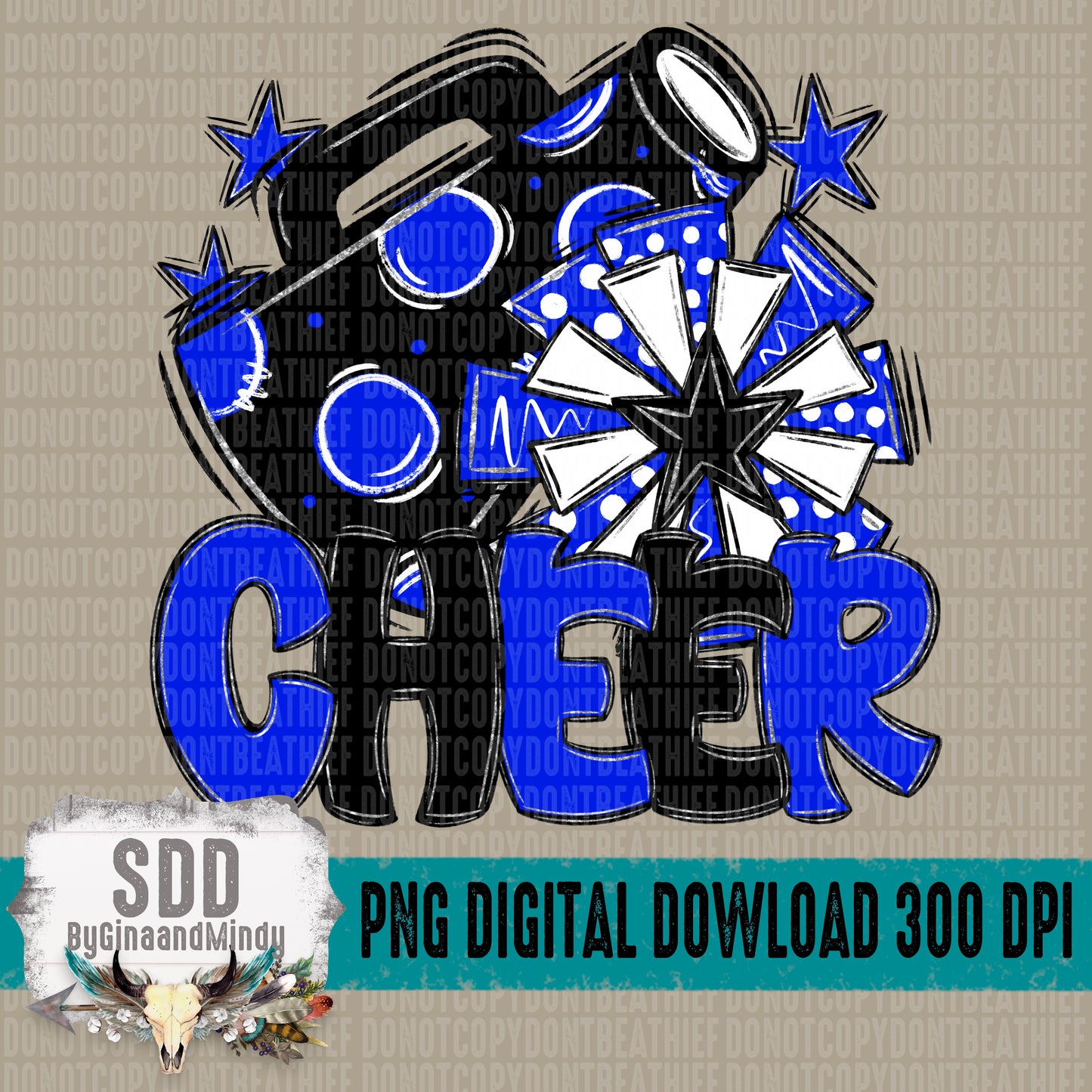 Cheer Bundle; Royal Blue & Black