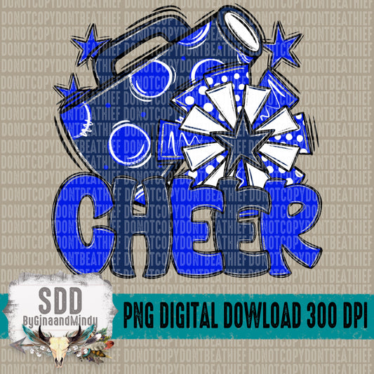 Cheer Bundle; Royal Blue & Navy Blue