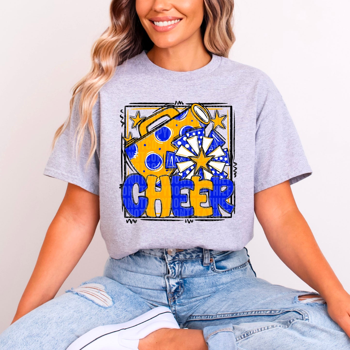 Cheer Bundle; Royal Blue & Yellow Gold