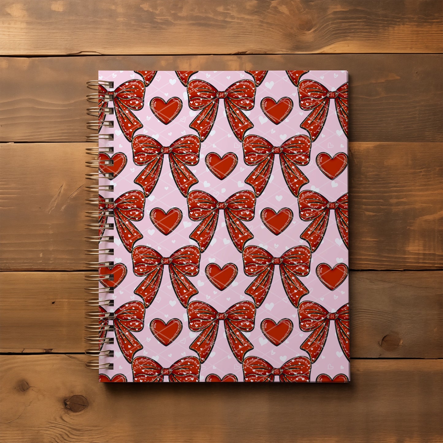 Red Hearts & Bows Seamless Bundle