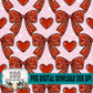 Red Hearts & Bows Seamless Bundle