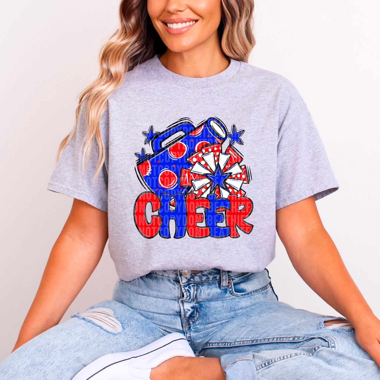 Cheer Bundle; Red & Royal Blue