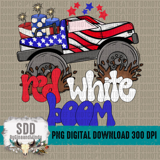 Red White Boom (Monster Truck)