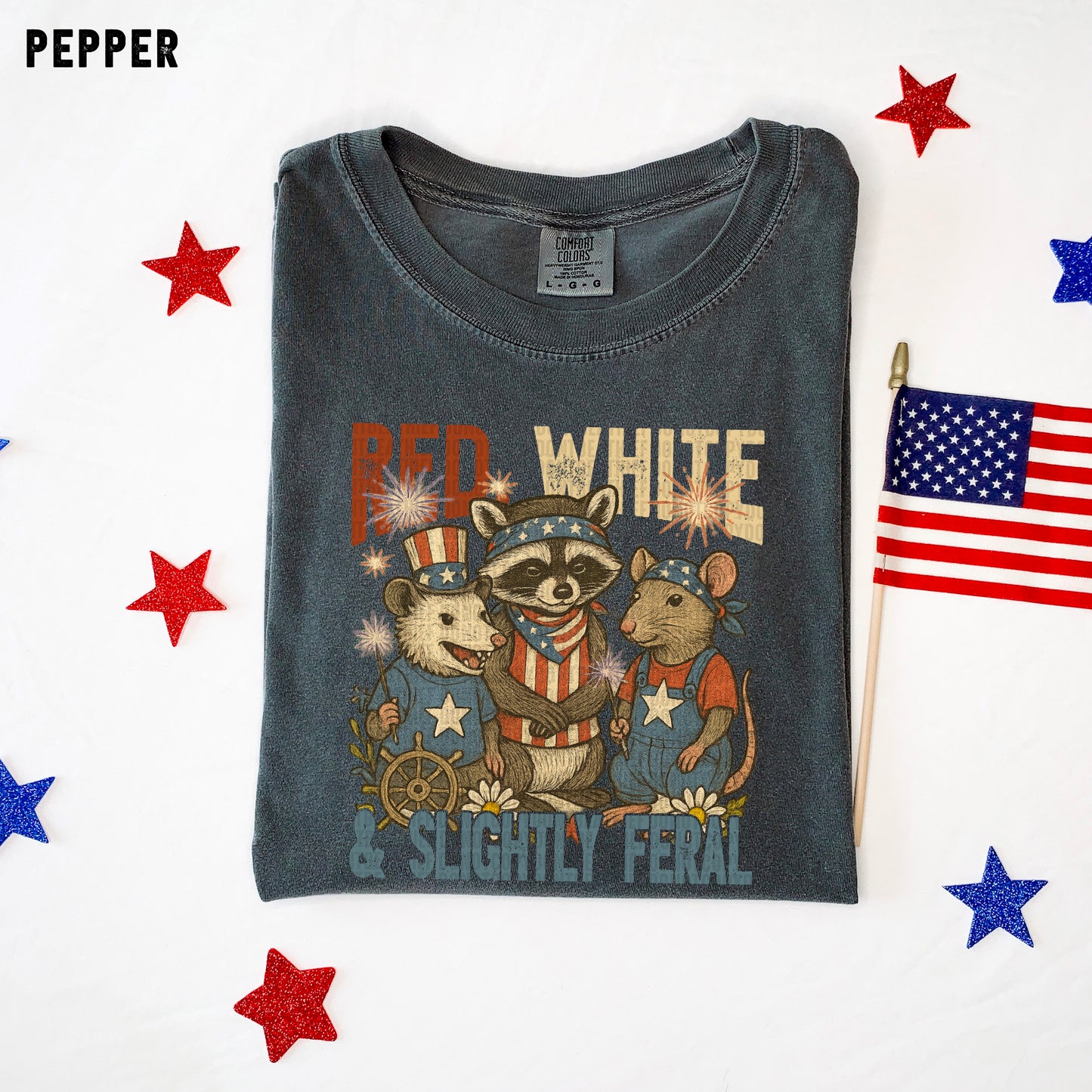 Red White & Slightly Feral