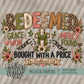 Redeemed Faux Embroidery