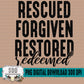 Rescued, Forgiven, Restored, Redeemed Bundle