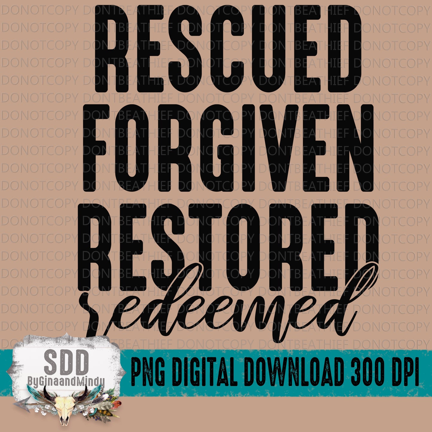 Rescued, Forgiven, Restored, Redeemed Bundle