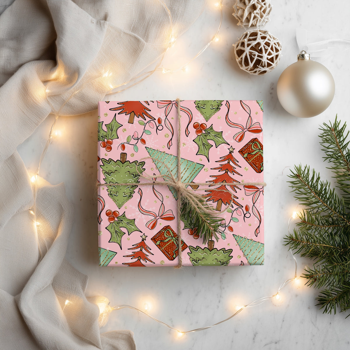 Retro Christmas Seamless Bundle