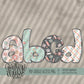 Retro Medical Doodle Alpha (4 Sets Aa-Zz, 0-9, Special Characters)