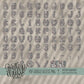 Retro Medical Doodle Alpha (4 Sets Aa-Zz, 0-9, Special Characters)