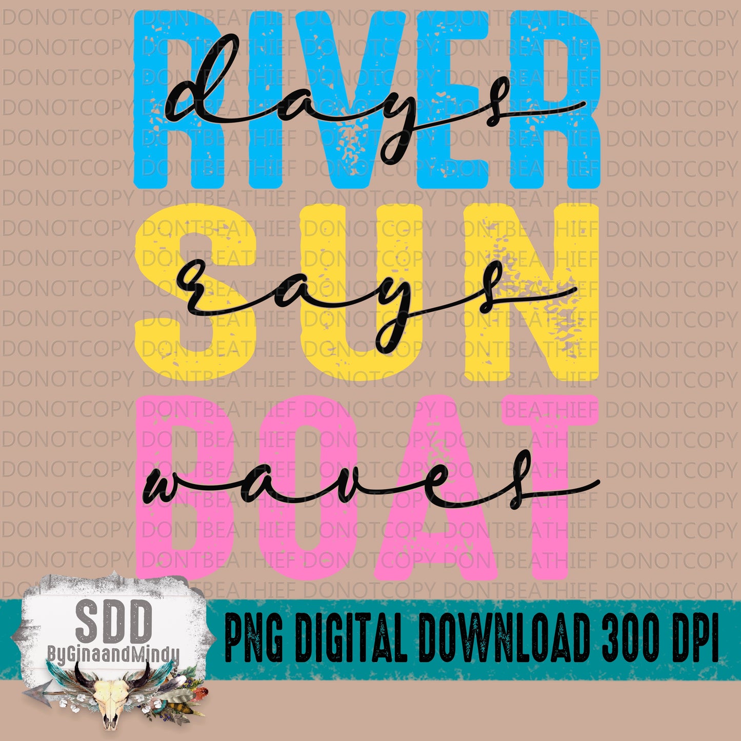 River Day, Sun Rays, Boat Days Bundle