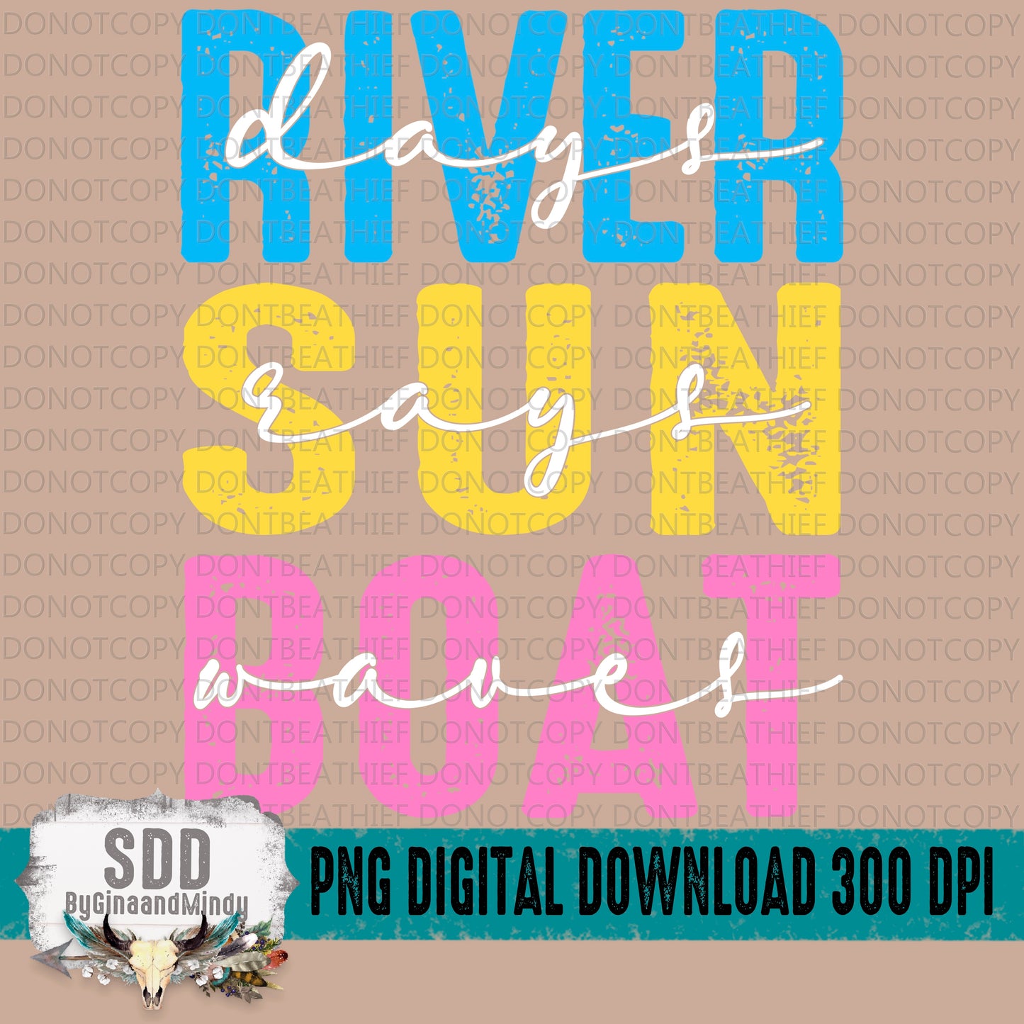 River Day, Sun Rays, Boat Days Bundle