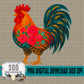 Floral Rooster